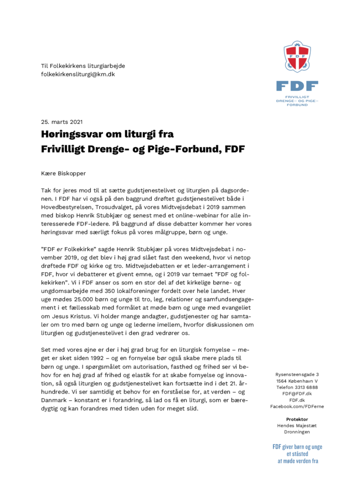 FDF Høringssvar om Folkekirkens liturgiarbejde_250321 (1).pdf